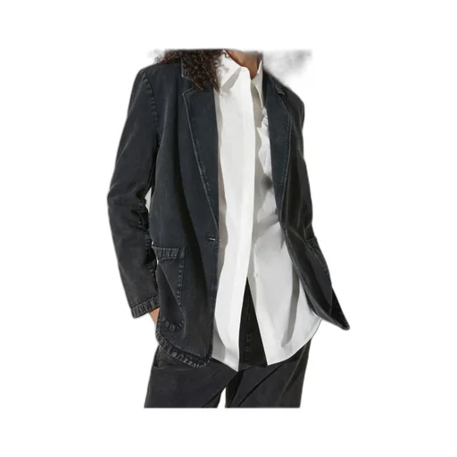 Relaxed Twill Blazer