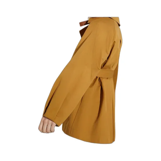 Cotton-Gabardine Mini Trench Coat