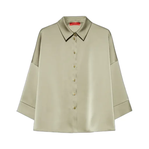 Oversized Satin Shirt