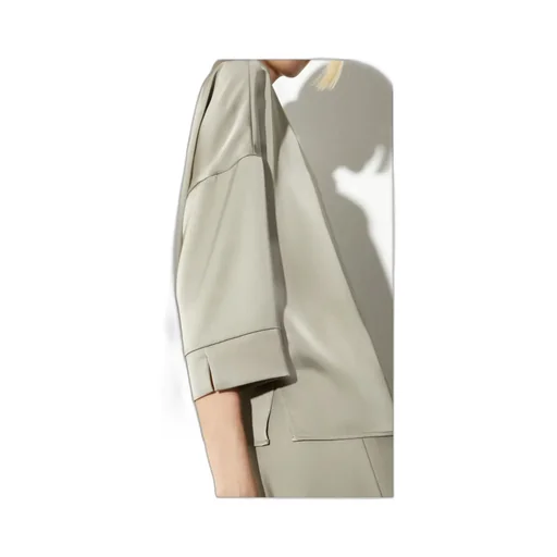 Oversized Satin Shirt