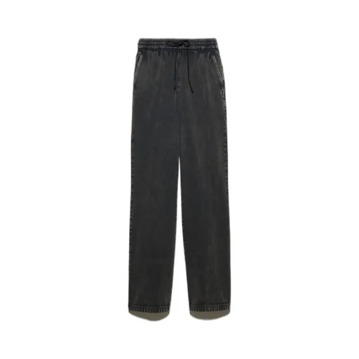 Drawstring Twill Trousers