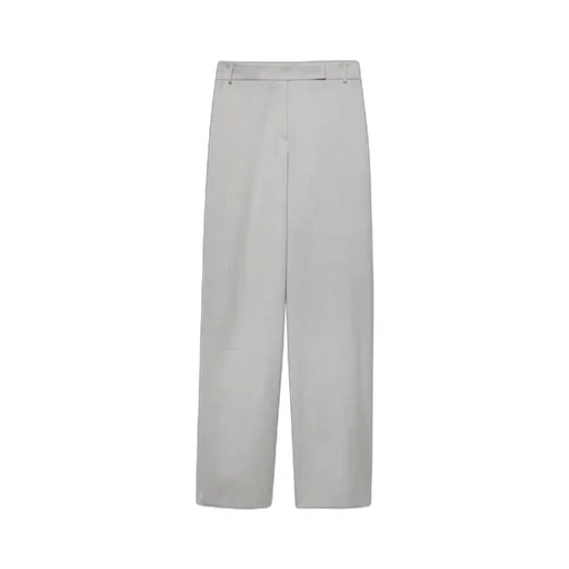 Wide-Fit Wool-Blend Trousers