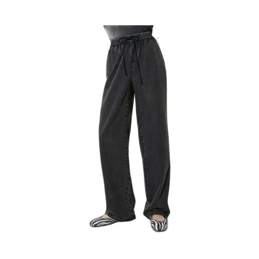 Drawstring Twill Trousers