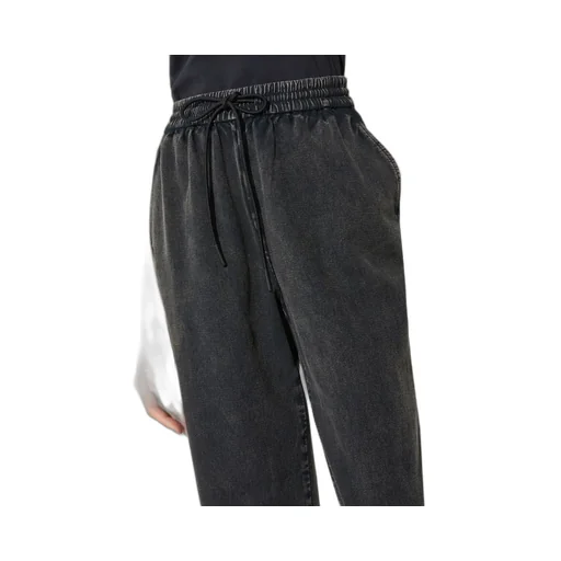 Drawstring Twill Trousers