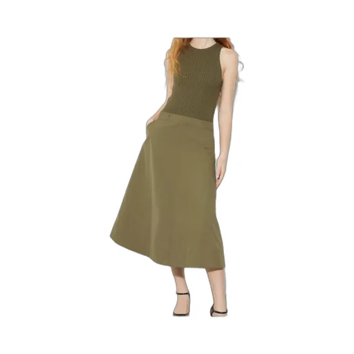 Flared Midi Dress