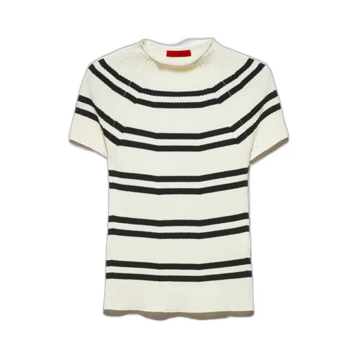 Ribbed-Knit T-Shirt