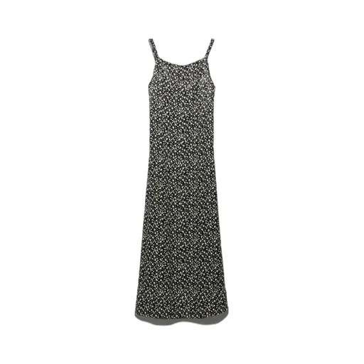Micro-Floral Slip Dress