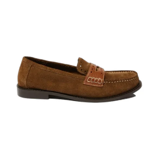 Suede Loafers