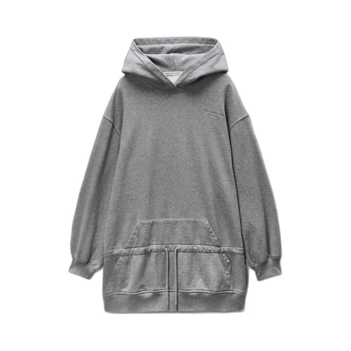 Dropped Waist Hoodie Dress