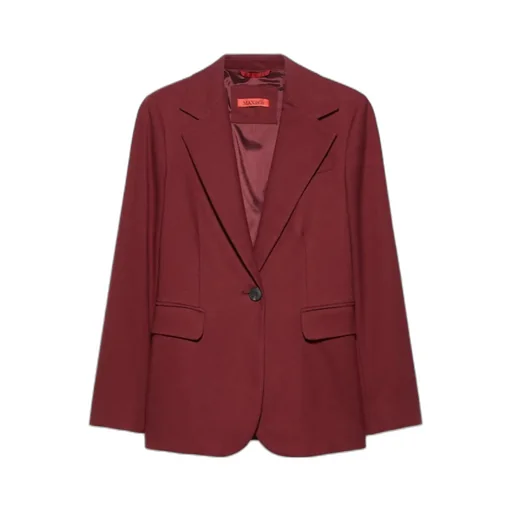 Pinstripe Flannel Suit Jacket