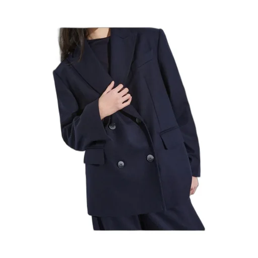 Oversized Double-Breasted Suit Jacket