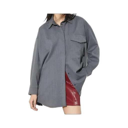 Long-Sleeved Shirt Jacket
