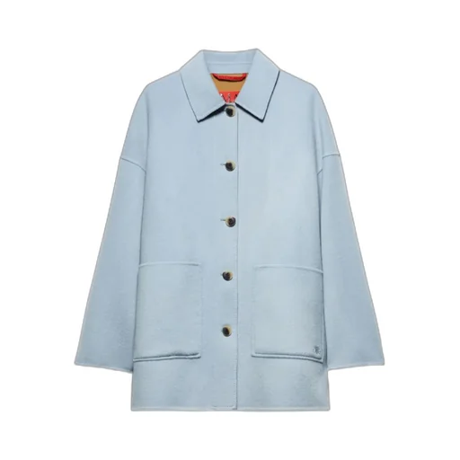 Double-Layer Wool Shirt Jacket