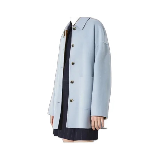 Double-Layer Wool Shirt Jacket