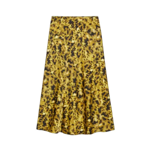Printed Midi Skirt