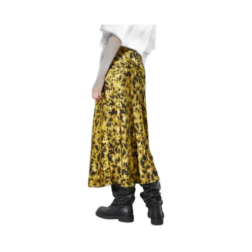 Printed Midi Skirt