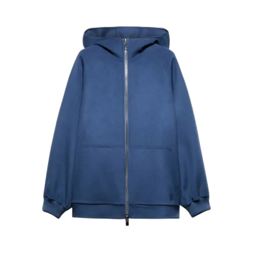 Hooded Wool And Cashmere Coat