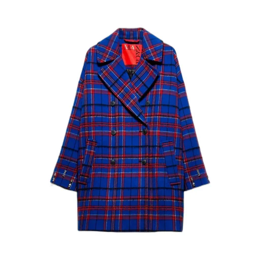 Long-Sleeved Wool Coat