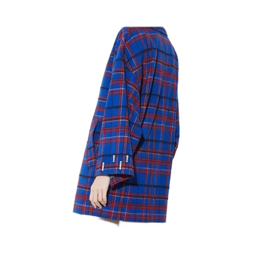 Long-Sleeved Wool Coat