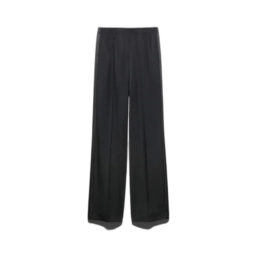 Wool Straight-Leg Swallowtail Trousers