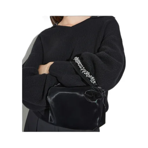Zippered Shoulder Bag