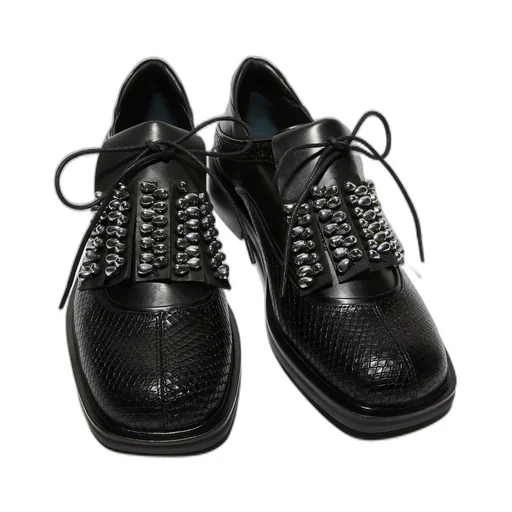 Lace-Up Flat Shoes