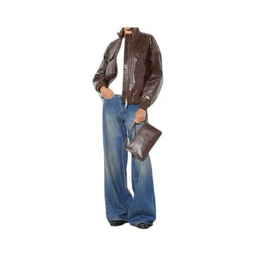 Zippered Shoulder Bag