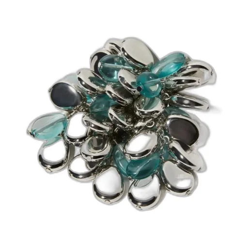 Metal And Resin Brooch