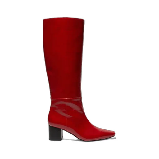 Chunky-Heeled Knee-High Boots