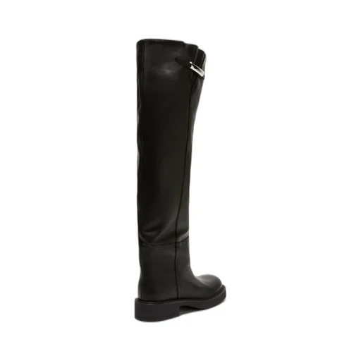Round-Toe Knee-High Boots