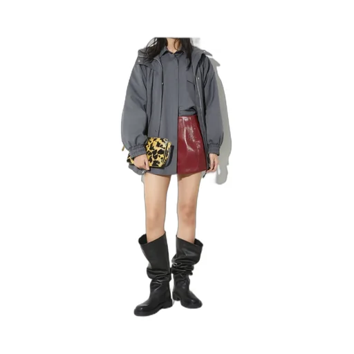 Round-Toe Knee-High Boots