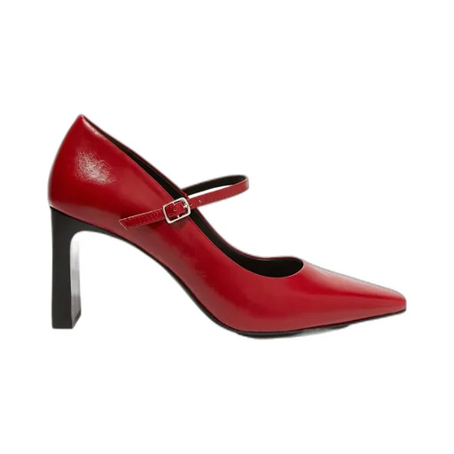 Square-Toed Mary Jane Shoes