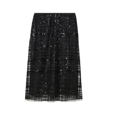 Bolsena Embroidered Tulle Skirt