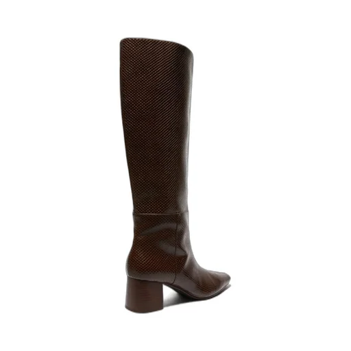 Chunky-Heeled Knee-High Boots