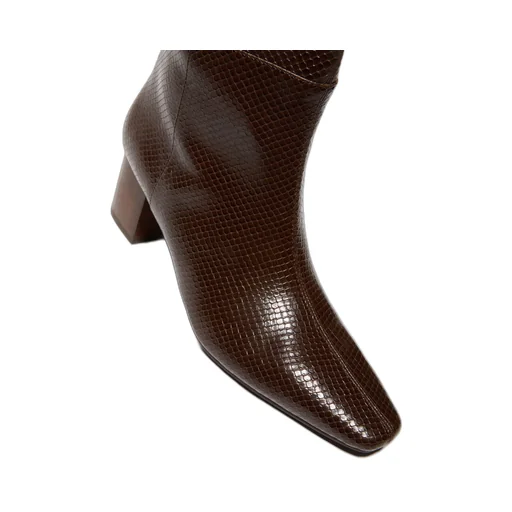 Chunky-Heeled Knee-High Boots