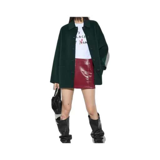 Double-Sided Wool Shacket