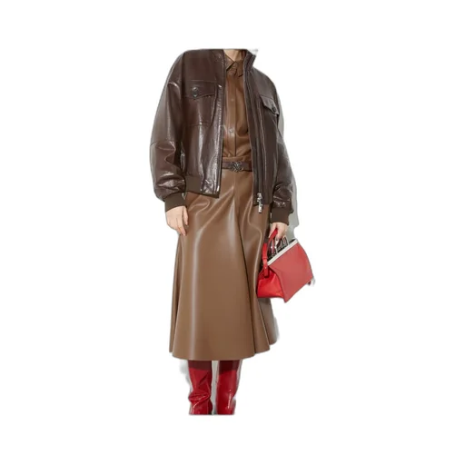 Coated-Jersey Shacket