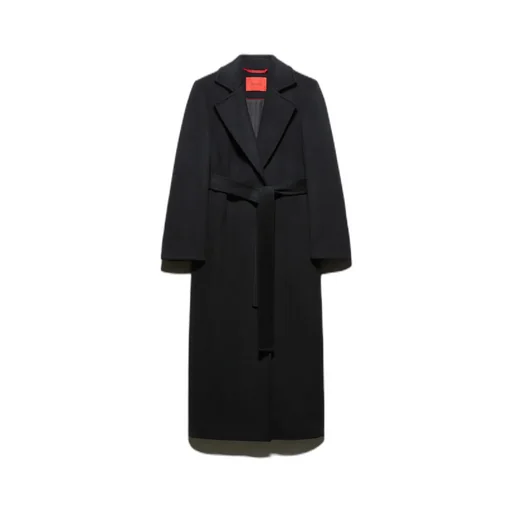 Wool Belted Long Coat