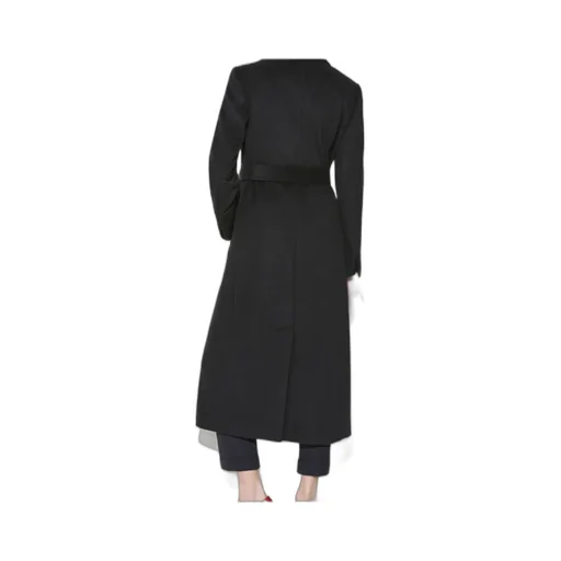 Wool Belted Long Coat