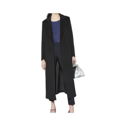 Wool Belted Long Coat