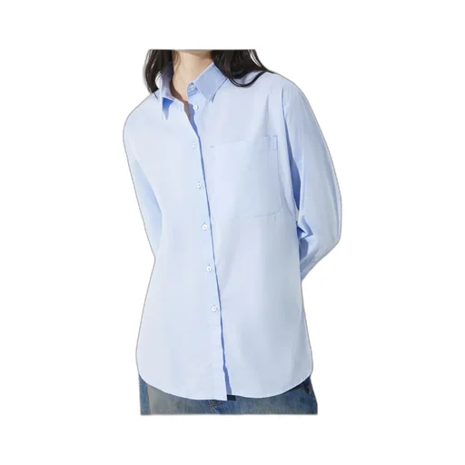 Loose-Fitting Poplin Shirt