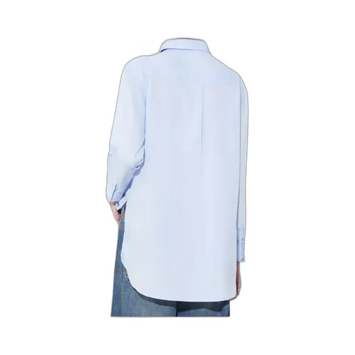 Loose-Fitting Poplin Shirt