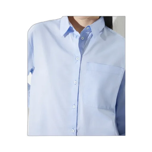 Loose-Fitting Poplin Shirt