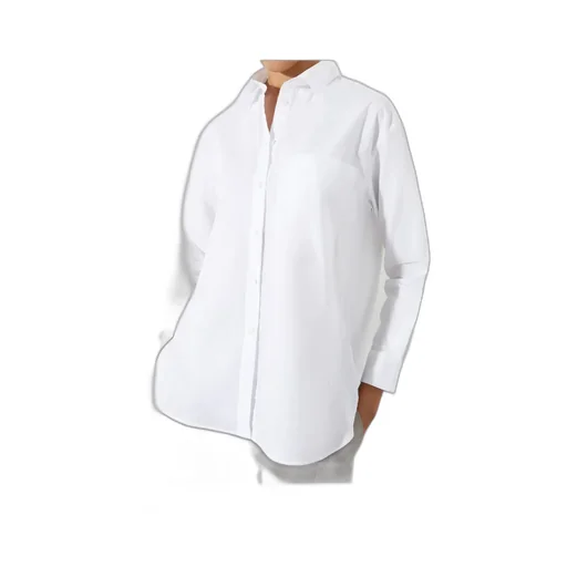 Loose-Fitting Poplin Shirt