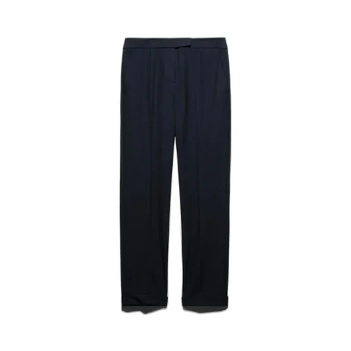 Slim Trousers With Turn-Ups