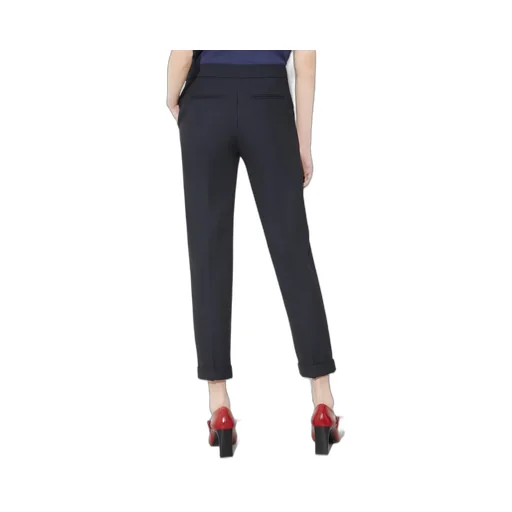 Slim Trousers With Turn-Ups