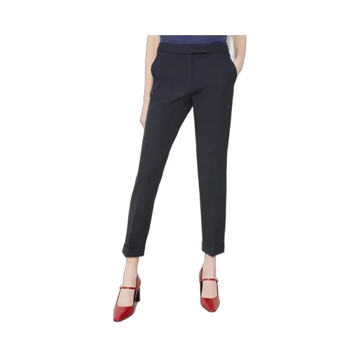 Slim Trousers With Turn-Ups