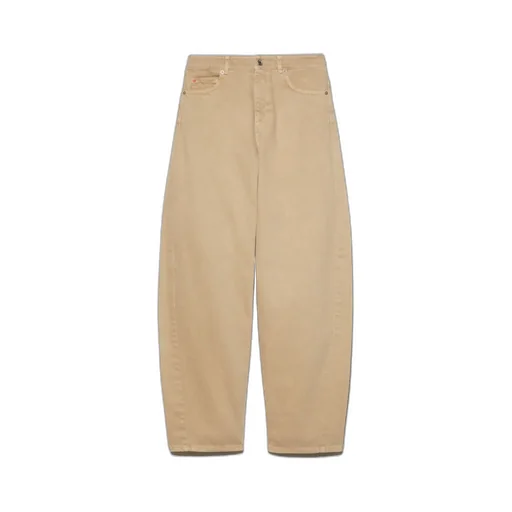 Barrel Leg Drill Trousers