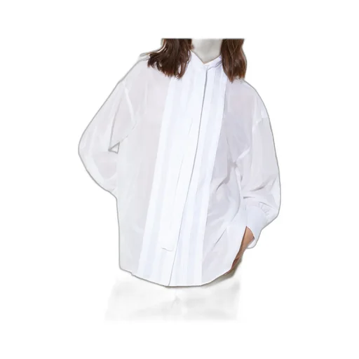 Cotton And Silk Voile Shirt