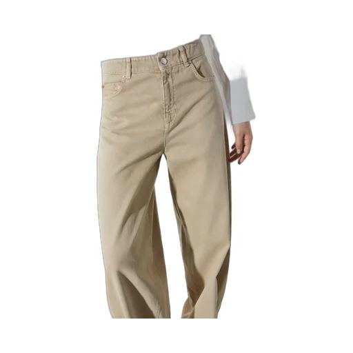 Barrel Leg Drill Trousers